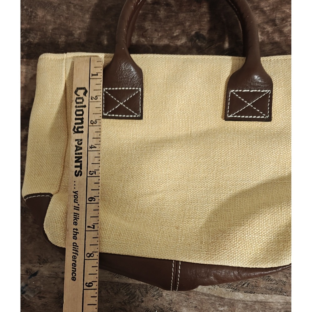 Chris Birchfield  Woven Bag Leather Trim - Picture 5 of 13